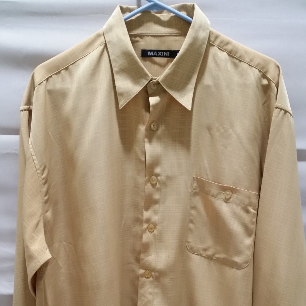Maxini Men's Button-up Long Sleeve Shirt size XL